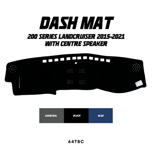 Dash Mat - Suitable for use with 200 Series LandCruiser (15-21) w/ Centre Speaker