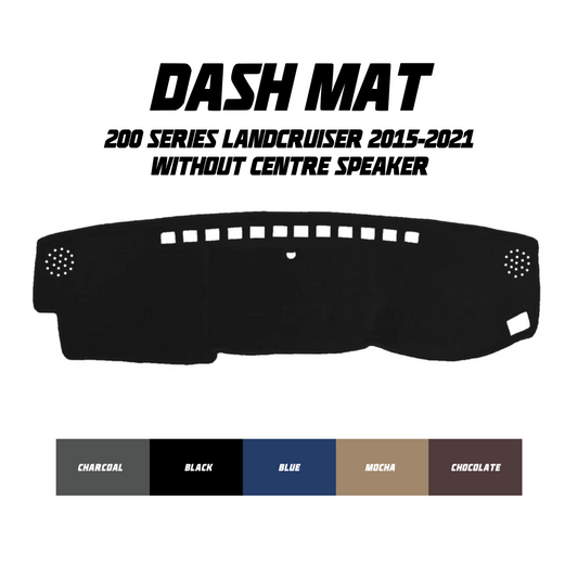 Dash Mat - Suitable for use with 200 Series LandCruiser (15-21) w/out Centre Speaker