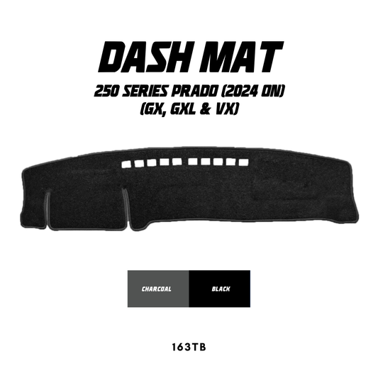 Dash Mat - Suitable for use with 250 Series Prado - GX, GXL & VX (2024 - Current)