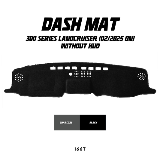 Dash Mat - Suitable for use with 300 Series LandCruiser (02/2025 - Current) w/o HUD