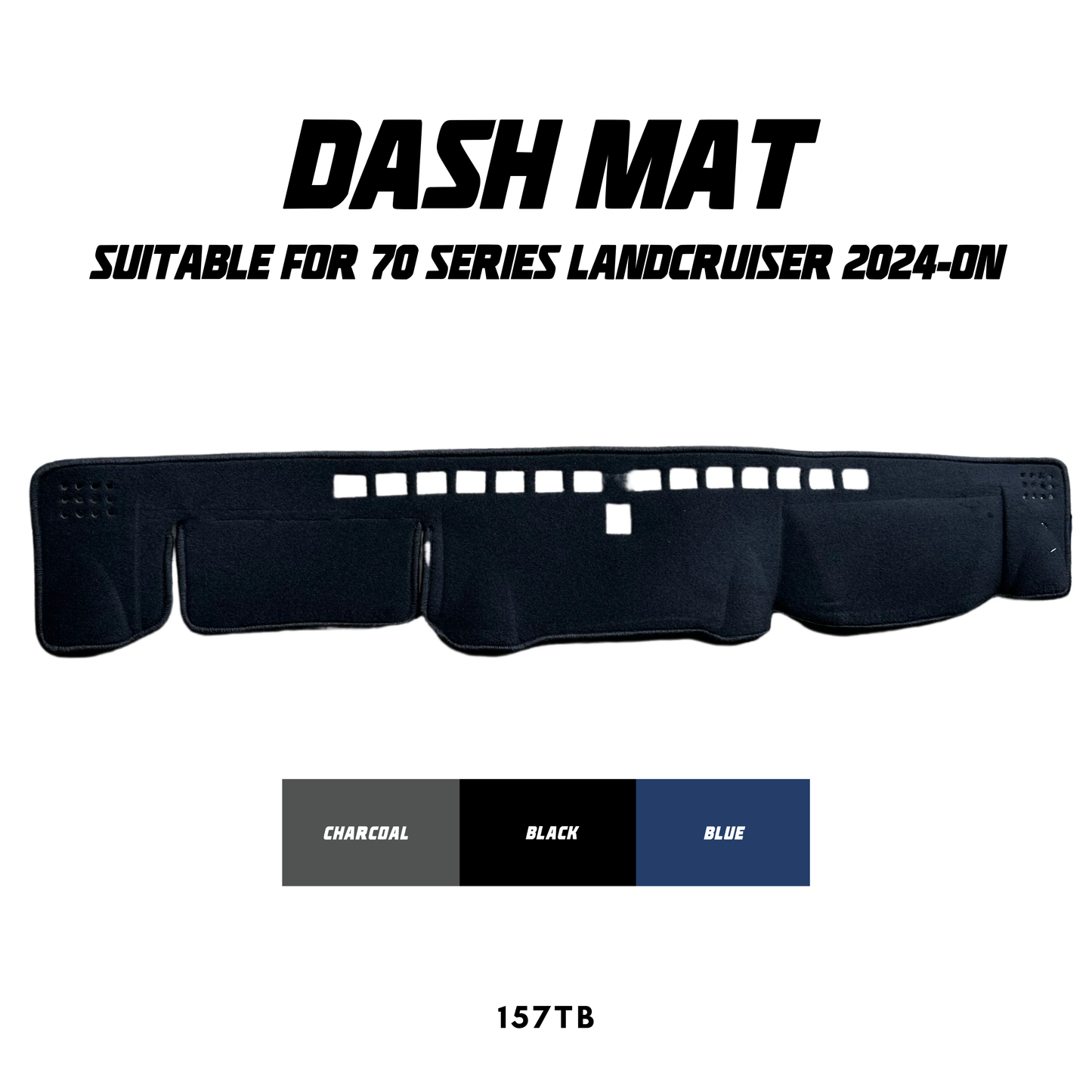 Dash Mat - Suitable for use with 70 Series LandCruiser (2024-ON)