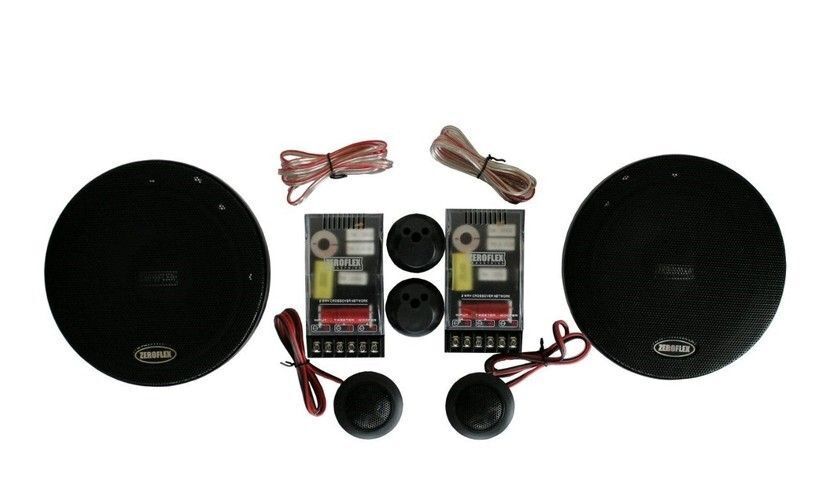 ZEROFLEX EFX65C 6.5" Components with Silk Dome Tweeter