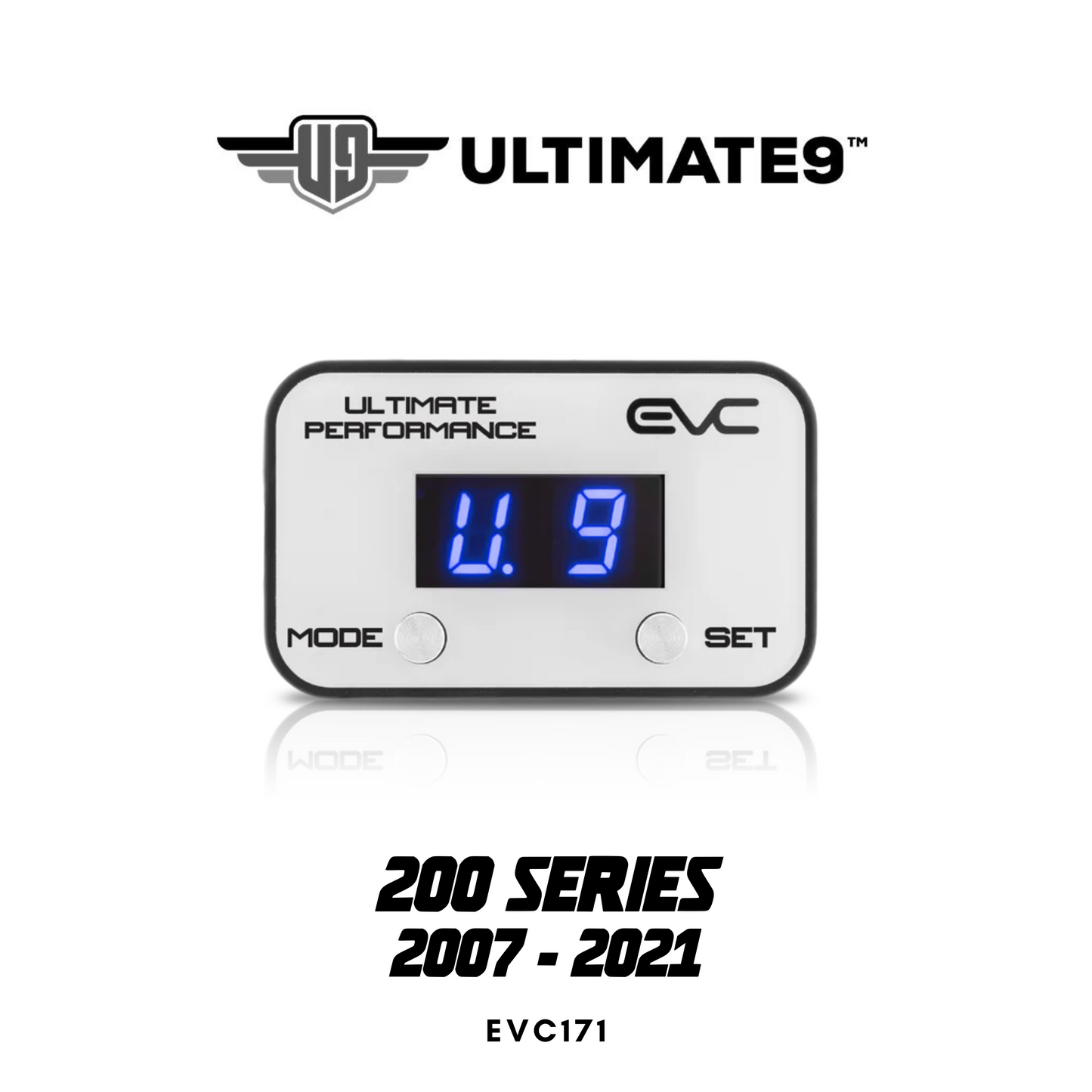 Ultimate9 EVC Throttle Controller - Suitable for TOYOTA LANDCRUISER 2007 - 2021 (200 Series)