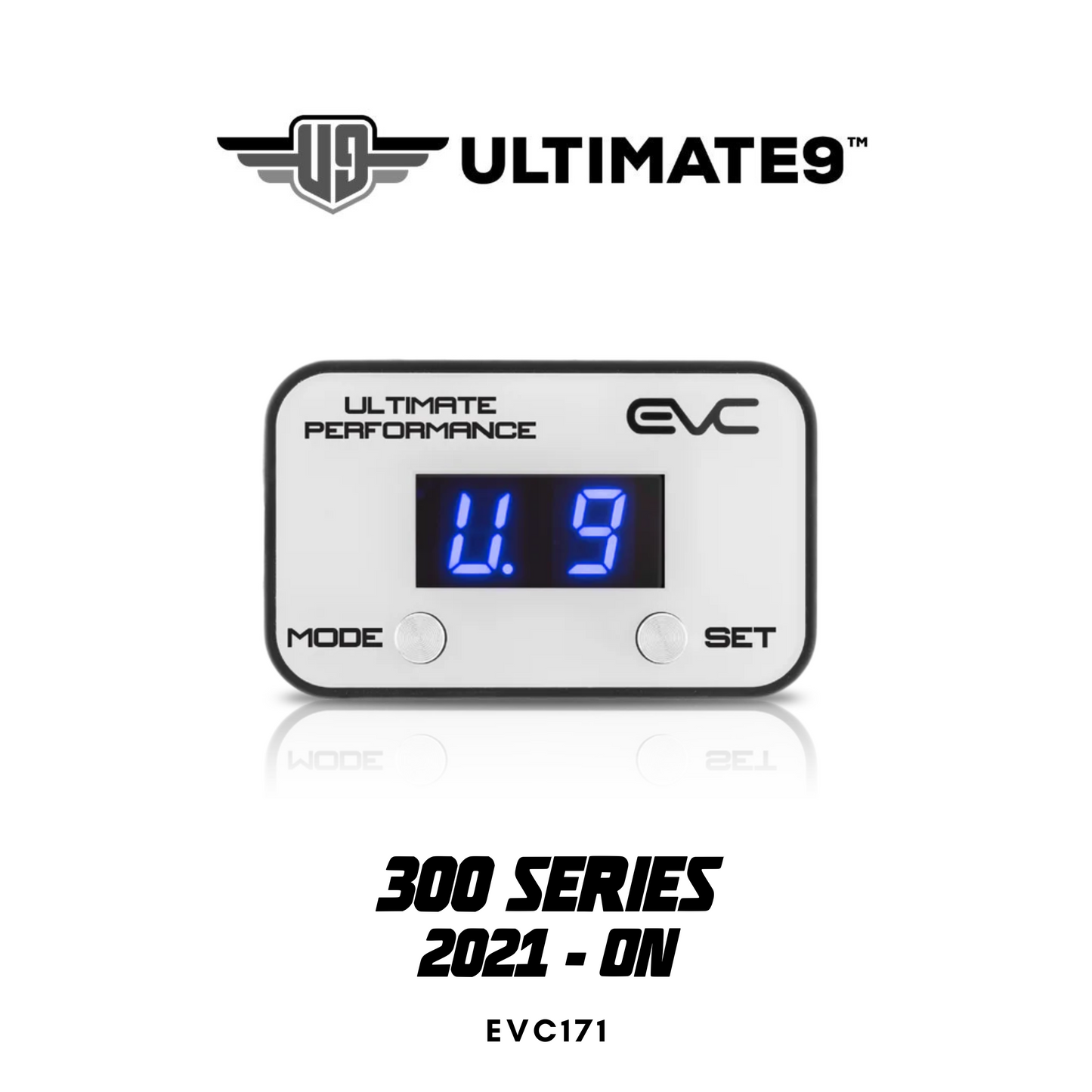 Ultimate9 EVC Throttle Controller - Suitable for TOYOTA LANDCRUISER 2021 - ON (300 Series)