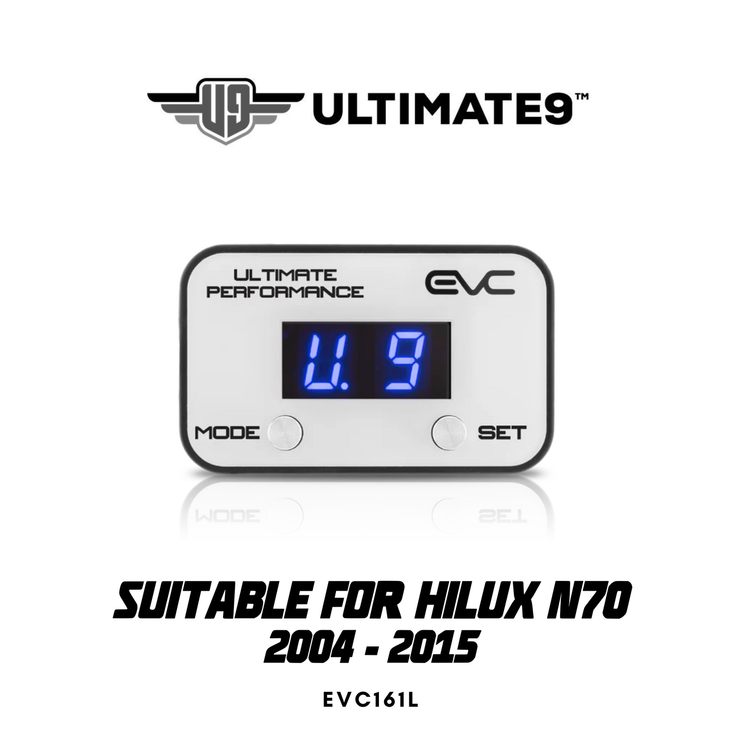 Ultimate9 EVC Throttle Controller - Suitable for TOYOTA HILUX 2004 - 2015 (7th Gen - N70)