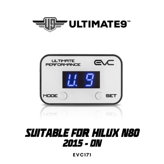 Ultimate9 EVC Throttle Controller - Suitable for TOYOTA HILUX 2015 - ON (8th Gen - N80)