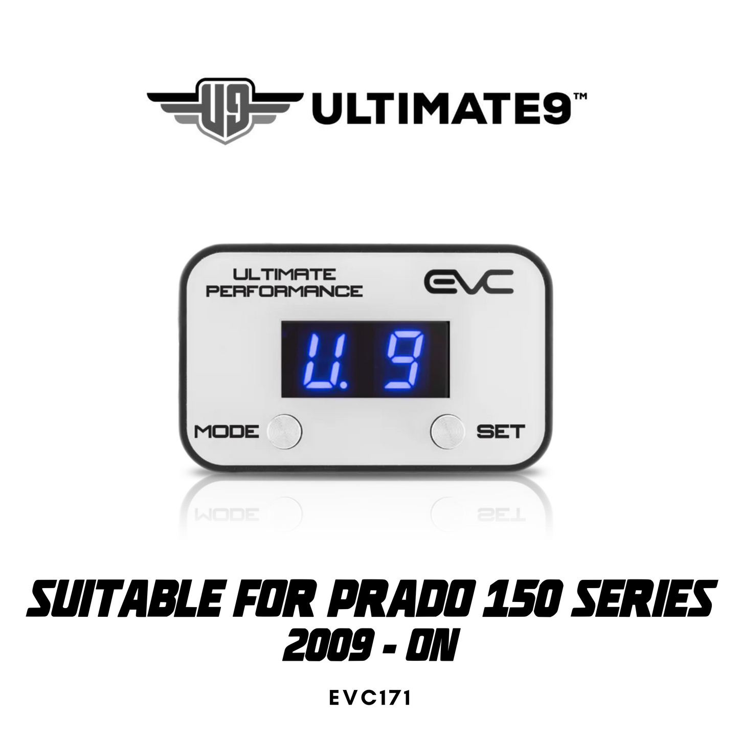 Ultimate9 EVC Throttle Controller - Suitable for TOYOTA PRADO 2009 - ON (Prado J150)