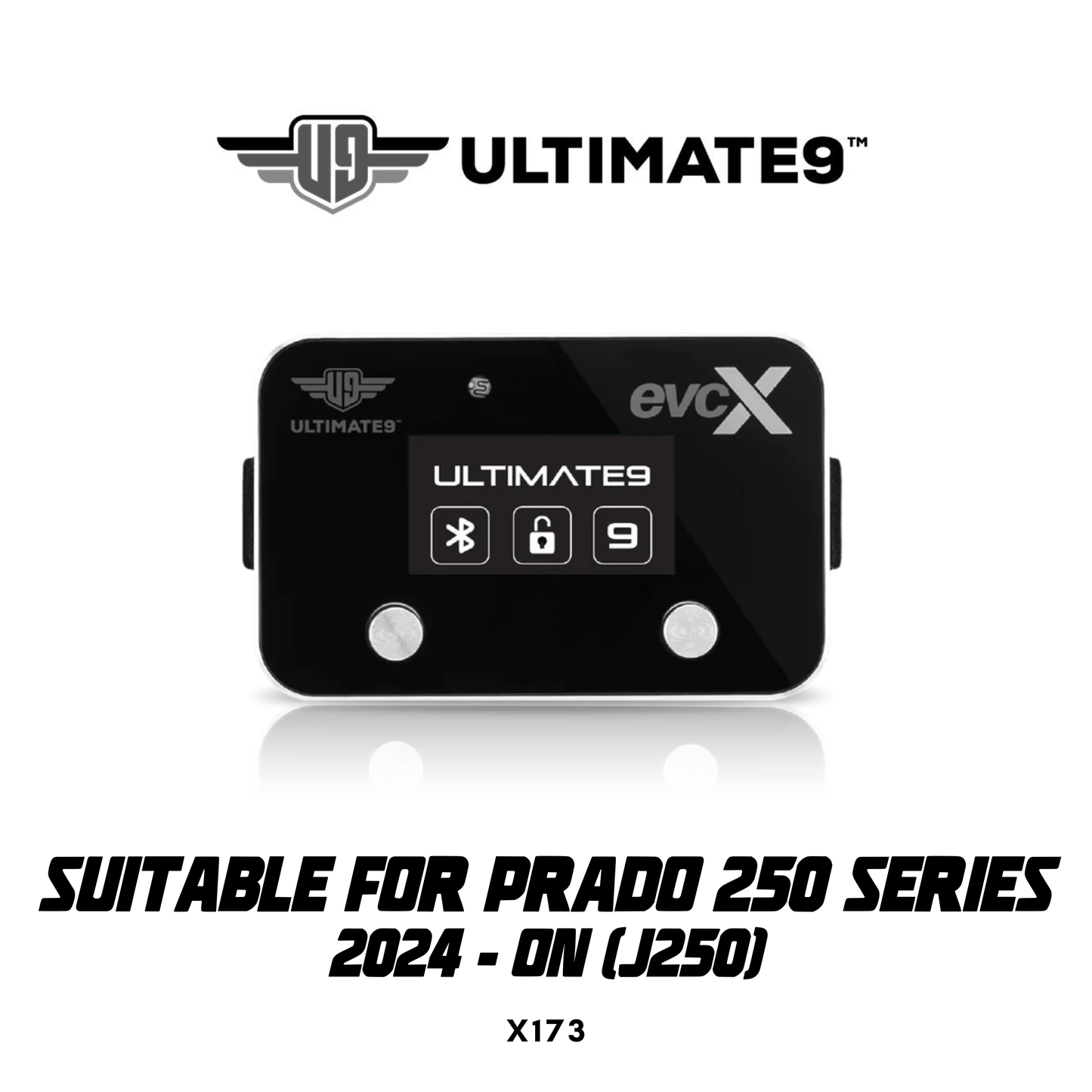 Ultimate9 evcX Throttle Controller - Suitable for TOYOTA PRADO 2024 - ON (J250)