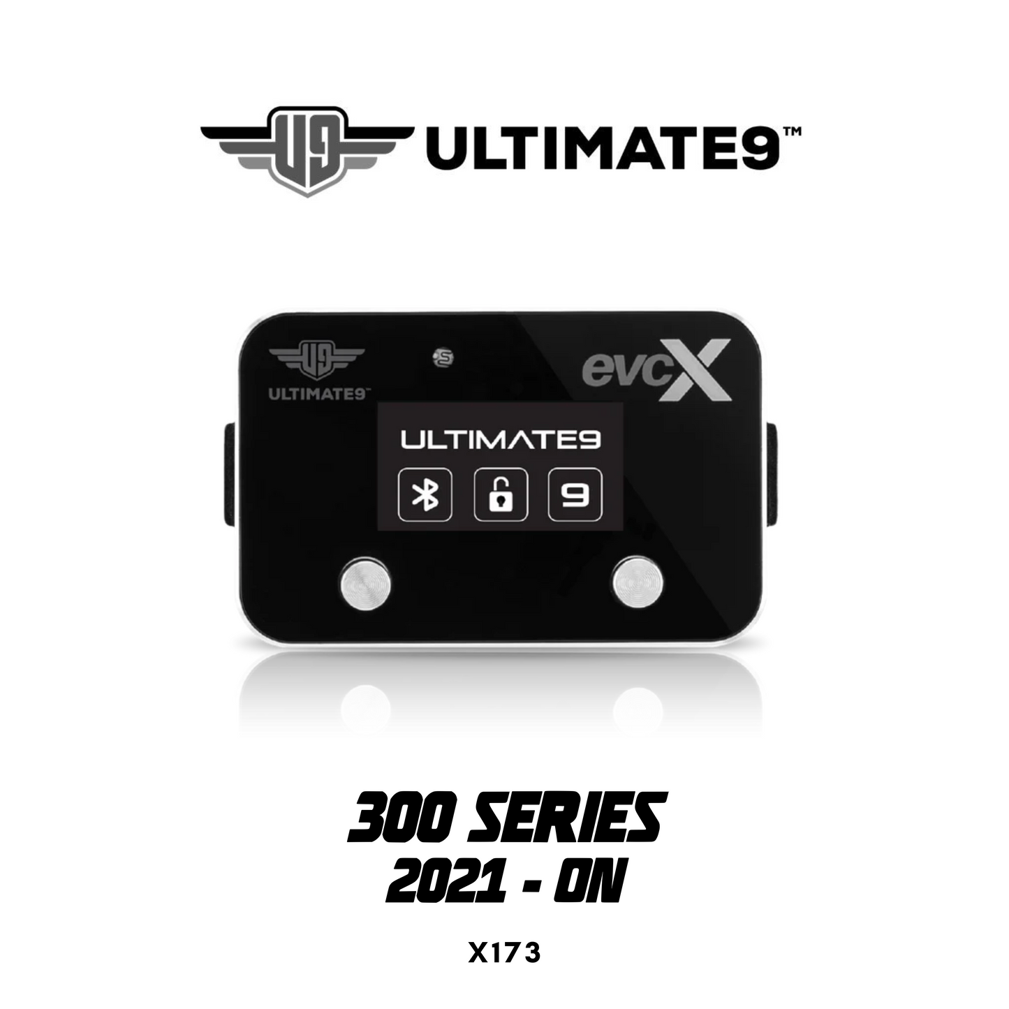 Ultimate9 evcX Throttle Controller - Suitable for TOYOTA LANDCRUISER 2021 - ON (300 Series)