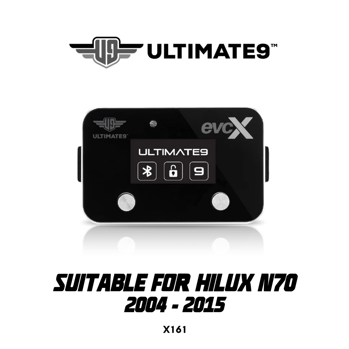 Ultimate9 evcX Throttle Controller - Suitable for TOYOTA HILUX 2004 - 2015 (7th Gen - N70)