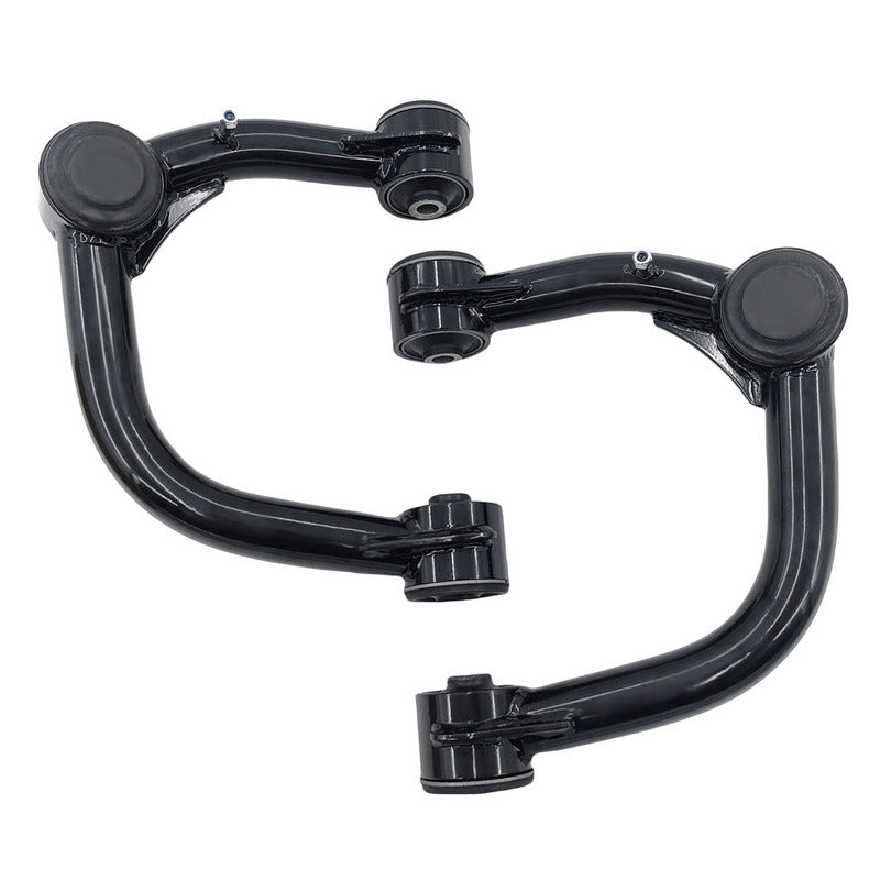 Front Upper Control Arms (Pair) Black - Suitable For Toyota Hilux Vigo/Revo Fortuner FJ Cruiser Prado 120 Series 4WD (2" Lift)