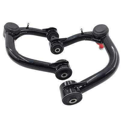Front Upper Control Arms (Pair) Black - Suitable For Toyota Hilux Vigo/Revo Fortuner FJ Cruiser Prado 120 Series 4WD (2" Lift)