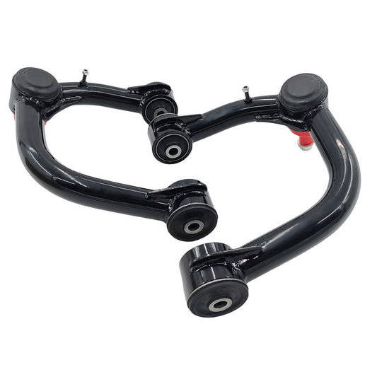 Front Upper Control Arms (Pair) Black - Suitable For Toyota Hilux Vigo/Revo Fortuner FJ Cruiser Prado 120 Series 4WD (2" Lift)
