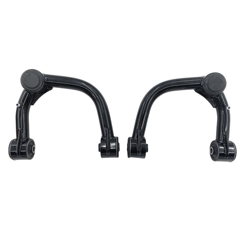 Front Upper Control Arms (Pair) Black - Suitable For Toyota Hilux Vigo/Revo Fortuner FJ Cruiser Prado 120 Series 4WD (2" Lift)
