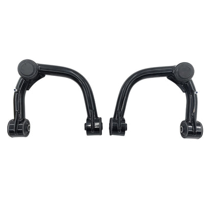 Front Upper Control Arms (Pair) Black - Suitable For Toyota Hilux Vigo/Revo Fortuner FJ Cruiser Prado 120 Series 4WD (2" Lift)