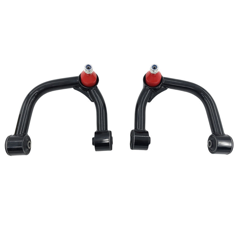 Front Upper Control Arms (Pair) Black - Suitable For Toyota Hilux Vigo/Revo Fortuner FJ Cruiser Prado 120 Series 4WD (2" Lift)