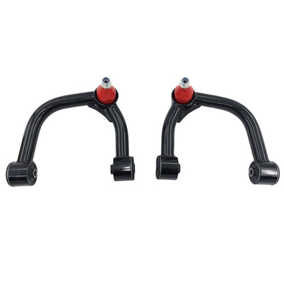 Front Upper Control Arms (Pair) Black - Suitable For Toyota Hilux Vigo/Revo Fortuner FJ Cruiser Prado 120 Series 4WD (2" Lift)
