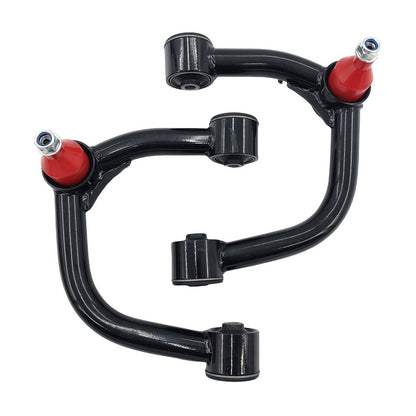 Front Upper Control Arms (Pair) Black - Suitable For Toyota Hilux Vigo/Revo Fortuner FJ Cruiser Prado 120 Series 4WD (2" Lift)