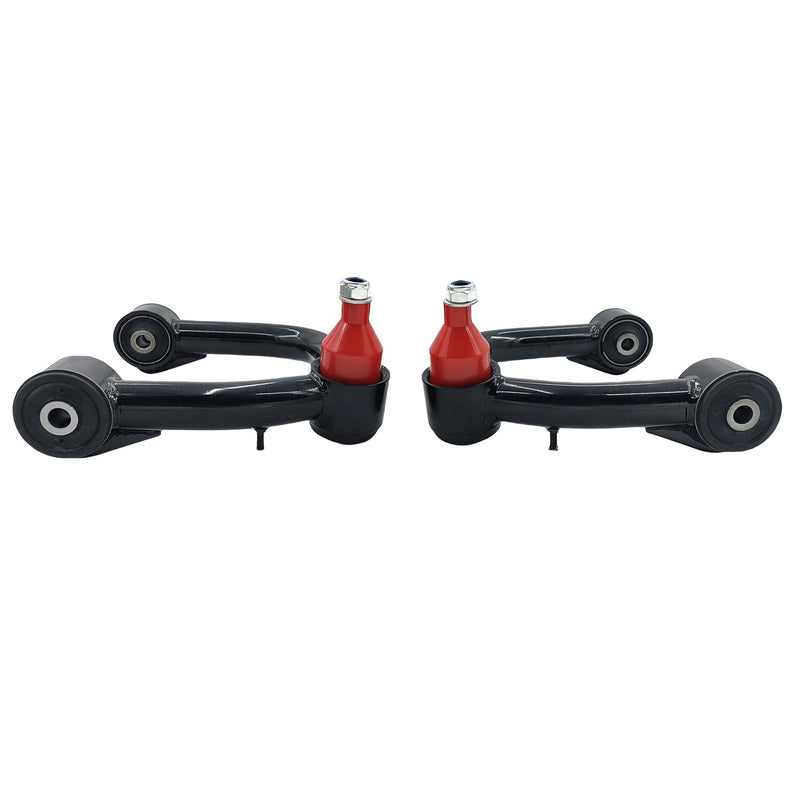 Front Upper Control Arms (Pair) Black - Suitable For Toyota Hilux Vigo/Revo Fortuner FJ Cruiser Prado 120 Series 4WD (2" Lift)