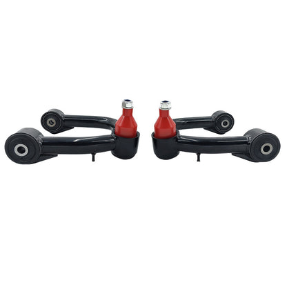 Front Upper Control Arms (Pair) Black - Suitable For Toyota Hilux Vigo/Revo Fortuner FJ Cruiser Prado 120 Series 4WD (2" Lift)