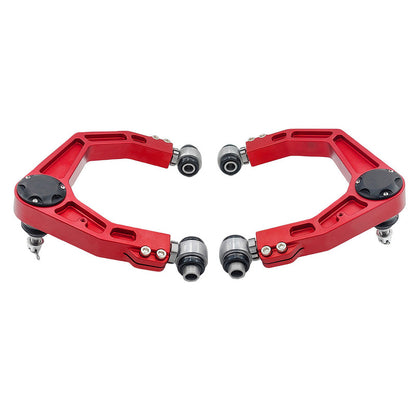 Front Upper Control Arms (Pair, Red) - Suitable For Toyota LandCruiser 300 Series LC300 FJA300R V6 (2021-On)