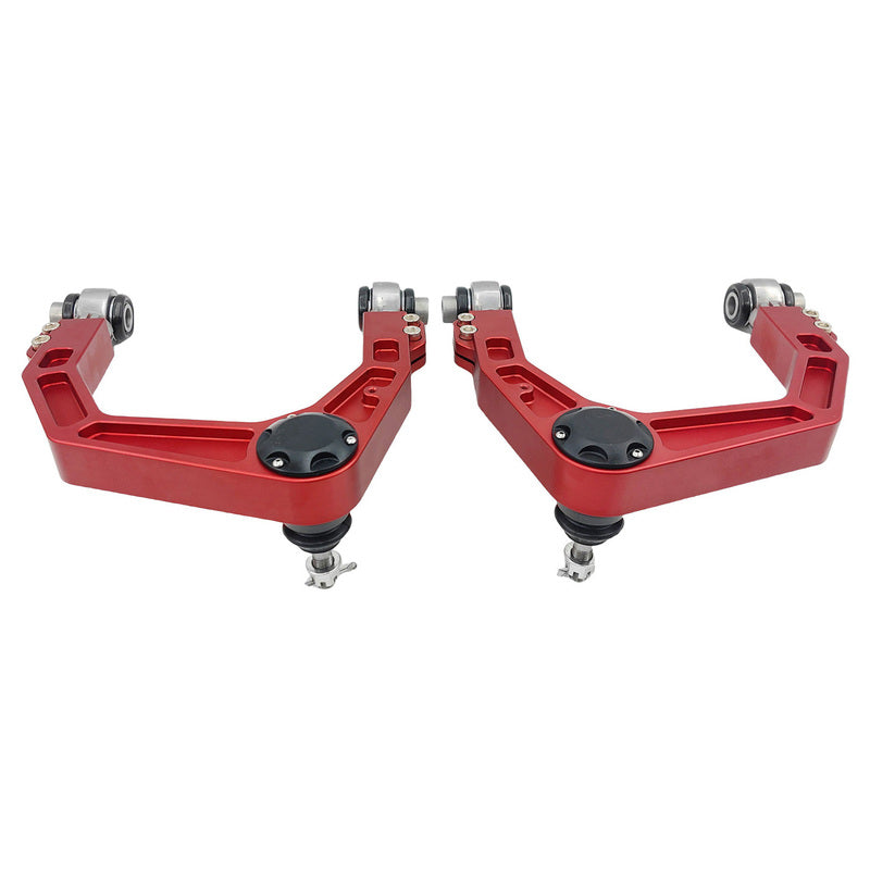 Front Upper Control Arms (Pair, Red) - Suitable For Toyota LandCruiser 300 Series LC300 FJA300R V6 (2021-On)