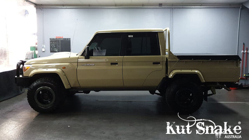Kut Snake Flares Front & Rear Complet Set - Suitable for Toyota Landcruiser 79 Series Dual Cab Well Body (Code #10/40-1)