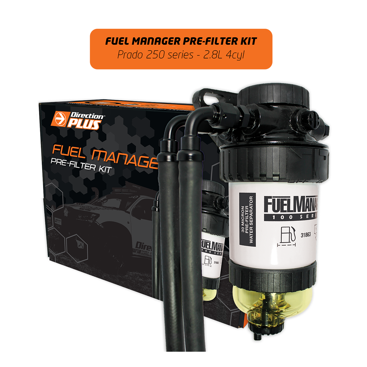 Fuel Manager Pre-Filter Kit - Suitable for TOYOTA PRADO 250 - FM668DPK