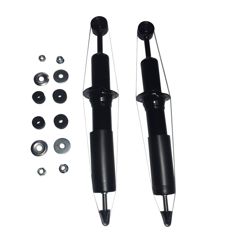 Front Shock Absorbers (Pair) - Suitable For Toyota LandCruiser Prado 120 & 150 Series RZJ VZJ KZJ KDJ