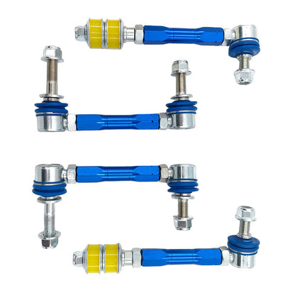 Front & Rear Sway Bar Link Kit (2 Pairs) - Suitable For Toyota Hilux GGN25 KUN26 GUN126 TGN26 & LandCruiser Prado 120 150 Series