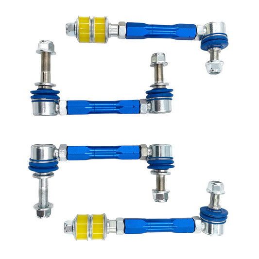 Front & Rear Sway Bar Link Kit (2 Pairs) - Suitable For Toyota Hilux GGN25 KUN26 GUN126 TGN26 & LandCruiser Prado 120 150 Series