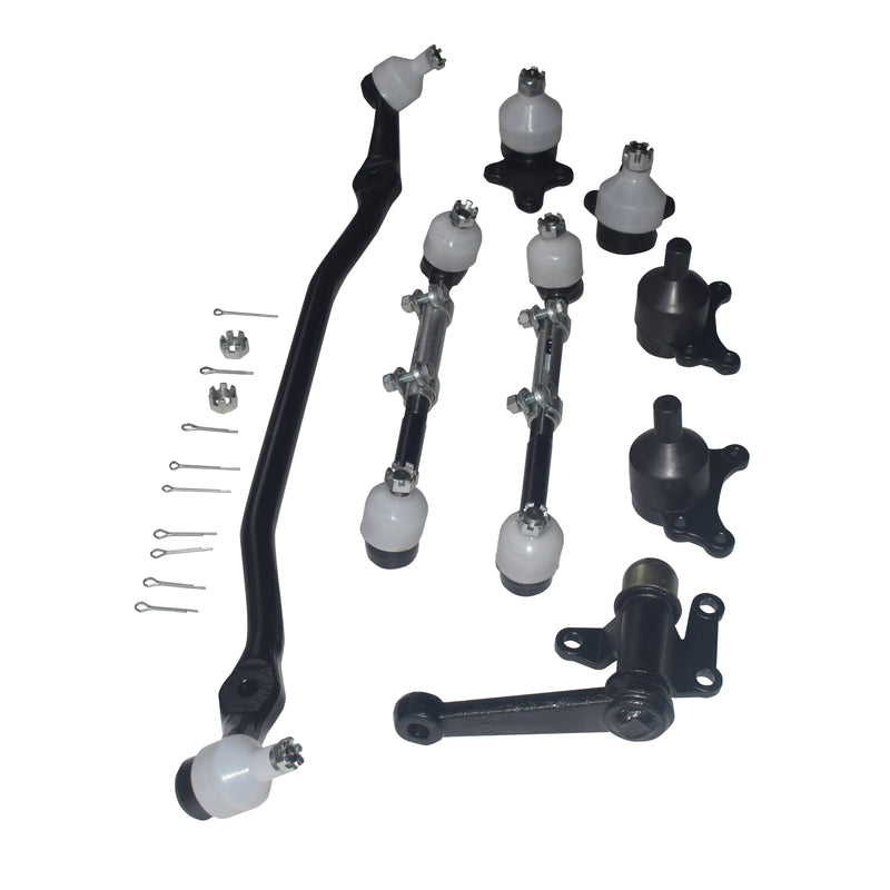 Front Suspension Rebuild Kit (Ball Joints, Tie Rod Ends, Idler Arm & Centre Rod) - Suitable For Toyota Hilux 2WD LN147 RZN147 RZN149 RZN152 (1997-2005)