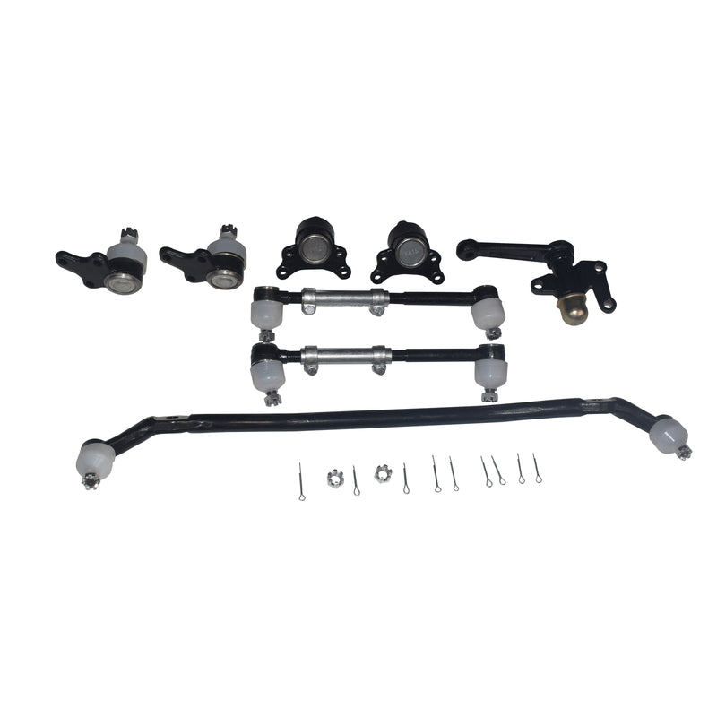 Front Suspension Rebuild Kit (Ball Joints, Tie Rod Ends, Idler Arm & Centre Rod) - Suitable For Toyota Hilux 2WD LN147 RZN147 RZN149 RZN152 (1997-2005)