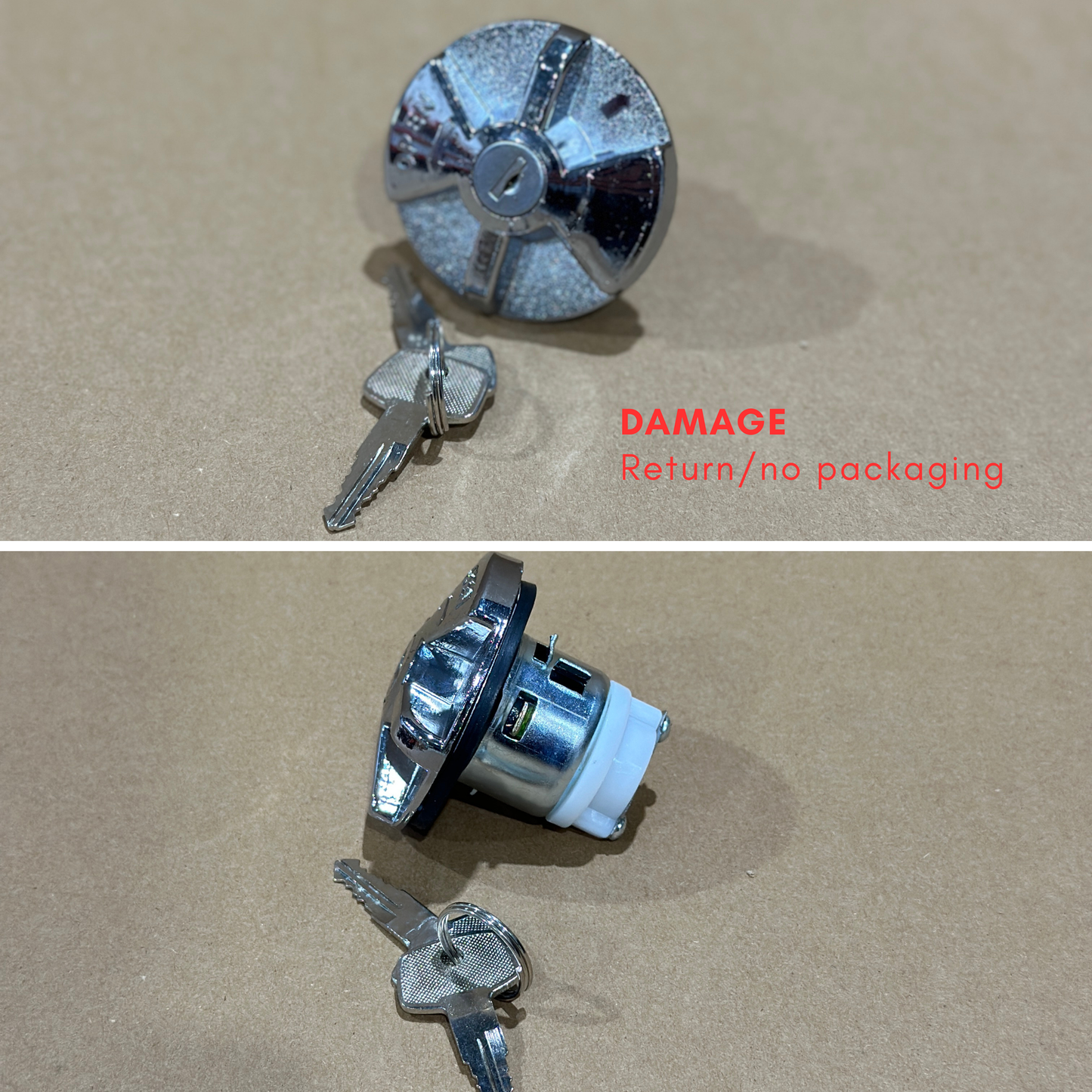 Fuel Cap (Lockable with Keys) - Suitable for Landcruiser 40, 60, 70 Series & Hilux - GS-14