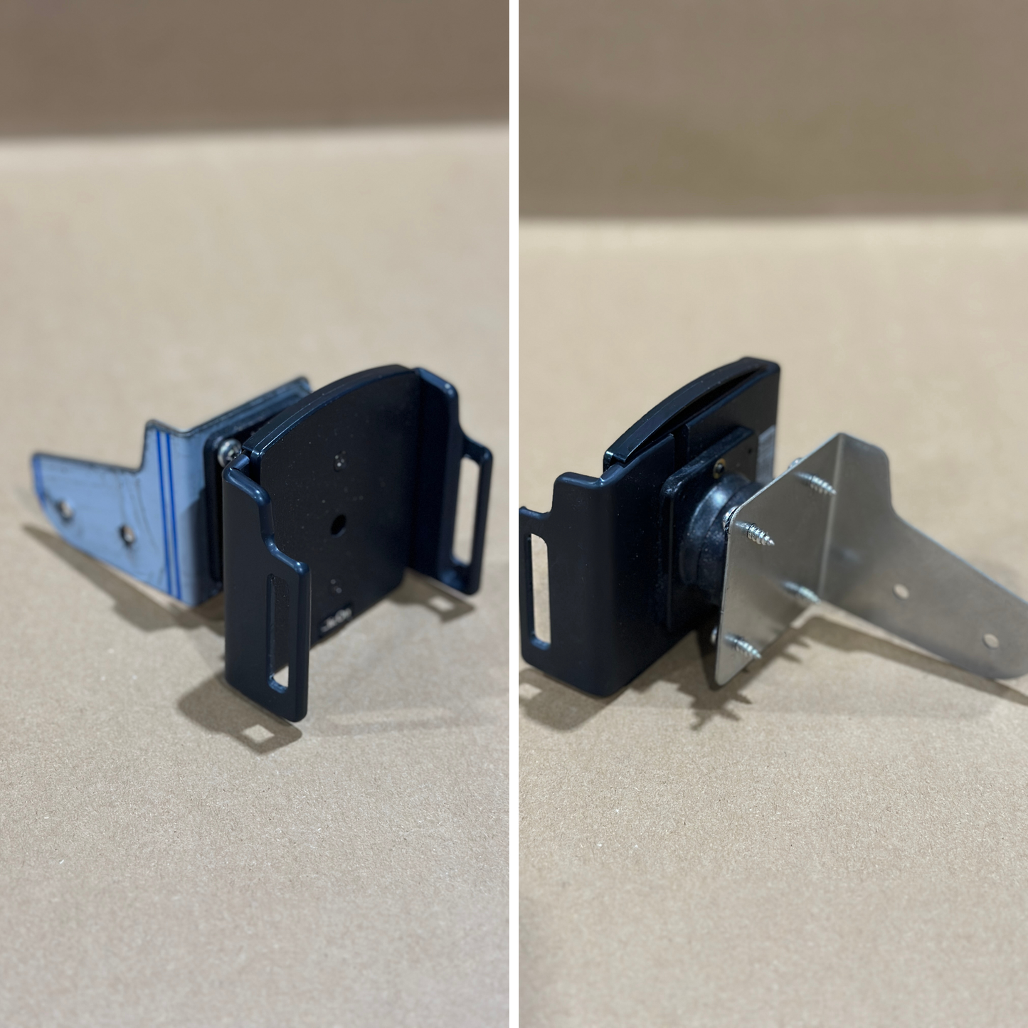 ClicOn Adjustable Phone Holder (511479) attached to UHF/Phone Bracket - Suitable for use with 70 Series LandCruiser (2009+) -GS-23