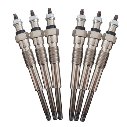 Glow Plugs (6 PCE) - Suitable For Toyota Landcruiser HZJ75 HZJ78 HZJ79 HZJ105 Diesel 6cyl 4.2 1HZ