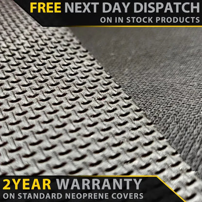 Razorback 4x4 - Toyota Hilux 8th Gen 48V V-Active (Cloth Seats) - SR & SR5 - GP4 Neoprene 2x Front Row Seat Covers (In Stock)