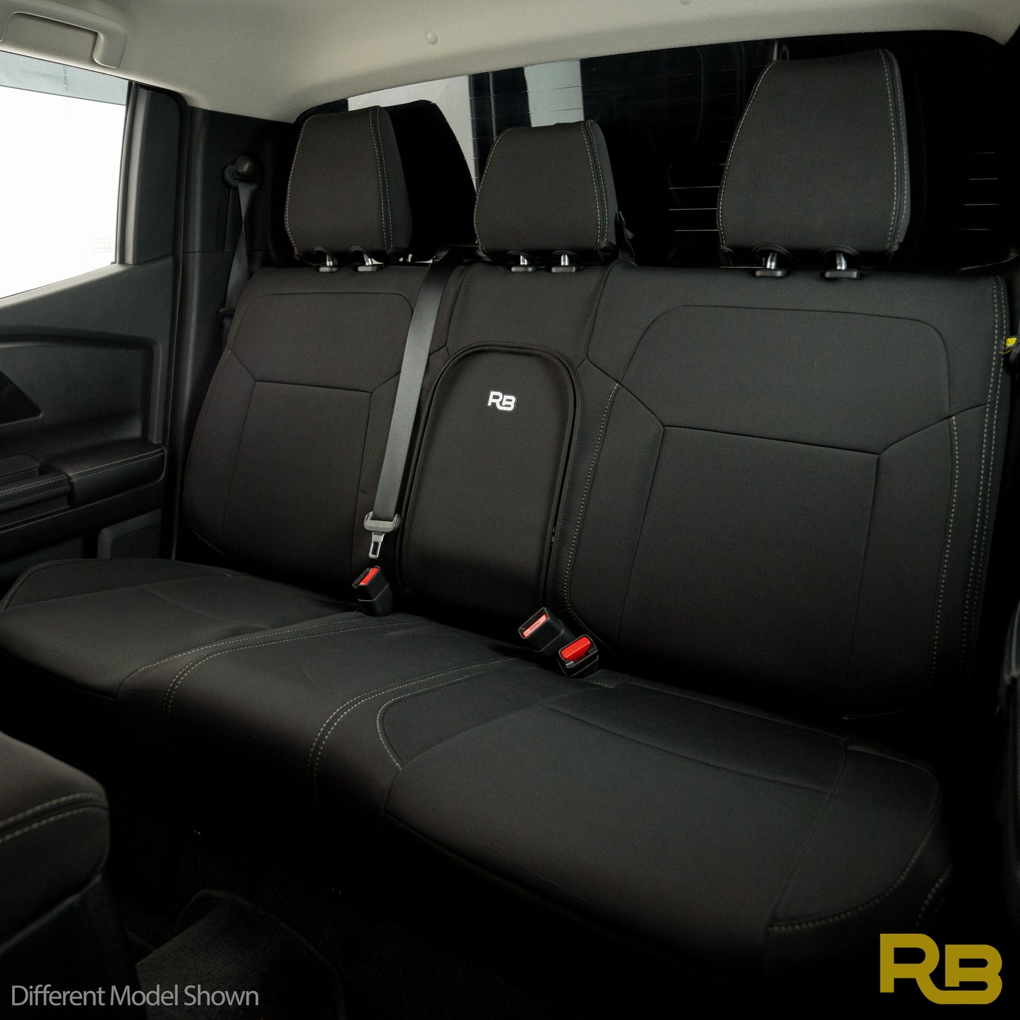 Razorback 4x4 - Toyota Hilux 8th Gen 48V V-Active - Dual Cab - GP4 Neoprene Rear Row Seat Covers (Available)