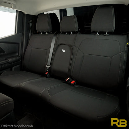 Razorback 4x4 - Toyota Hilux 8th Gen 48V V-Active - Dual Cab - GP4 Neoprene Rear Row Seat Covers (Available)
