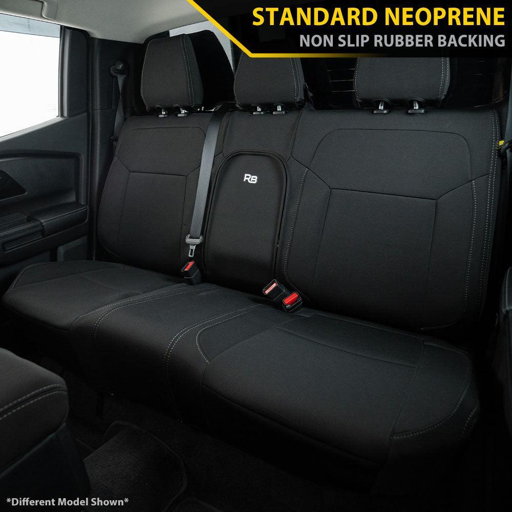 Razorback 4x4 - Toyota Landcruiser 300 Series - GXL Post-Facelift - GP4 Neoprene 2nd Row Seat Covers (In Stock)