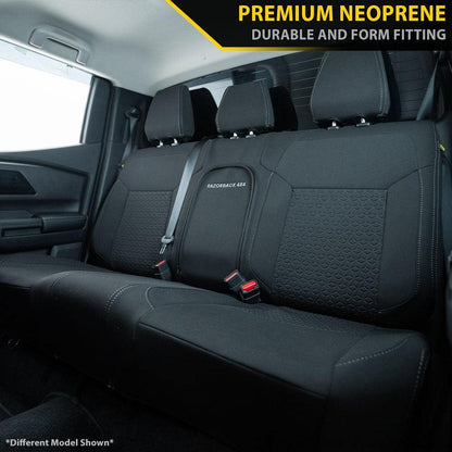 Razorback 4x4 - Toyota Landcruiser 300 Series - GXL Post-Facelift - GP6 Premium Neoprene 2nd Row Seat Covers (Made To Order)