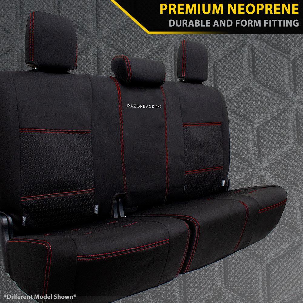 Razorback 4x4 - Toyota Landcruiser 76 Series - VDJ76R - GP6 Premium Neoprene Rear Row Seat Covers (Available)