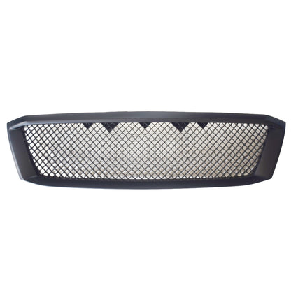 Front Mesh Grille (Matte Black ABS) - Suitable For Toyota Hilux Workmate SR SR5 (2005-2011)