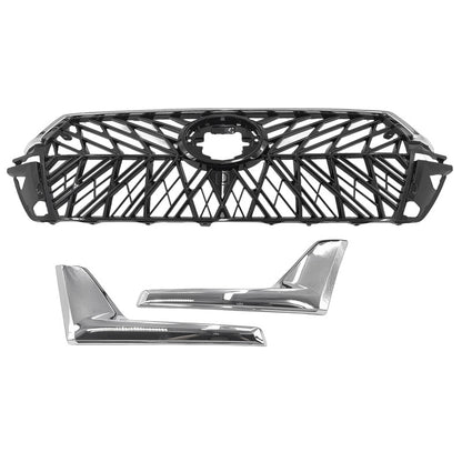 Chrome Black Grille - Suitable For Toyota Landcruiser 200 Series 2016-2021