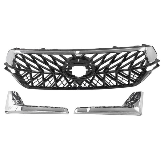 Chrome Black Grille - Suitable For Toyota Landcruiser 200 Series 2016-2021