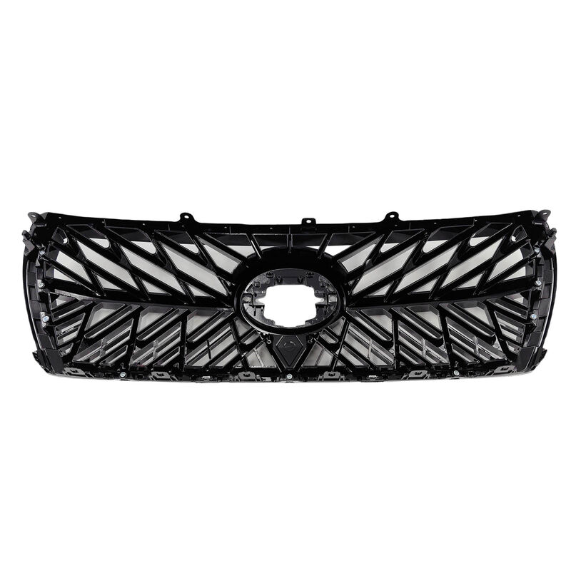 Front Grille Gloss Black with Chrome - Suitable For Toyota Landcruiser 200 Series Wagon 08/2007-10/2015