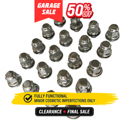 24pc Chrome Wheel Nuts - Suitable For Toyota Landcruiser Sahara VX Altitude GXL GX 78 79 100 200 Series - GS-13