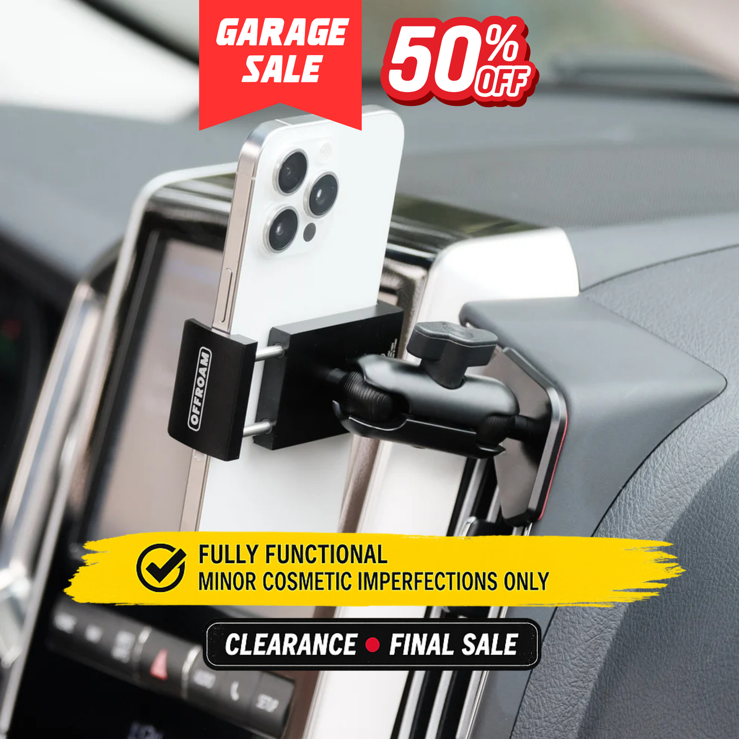 Offroam Phone Mount - Suitable for use with 200 Series LandCruiser (2016-2021) GS-27