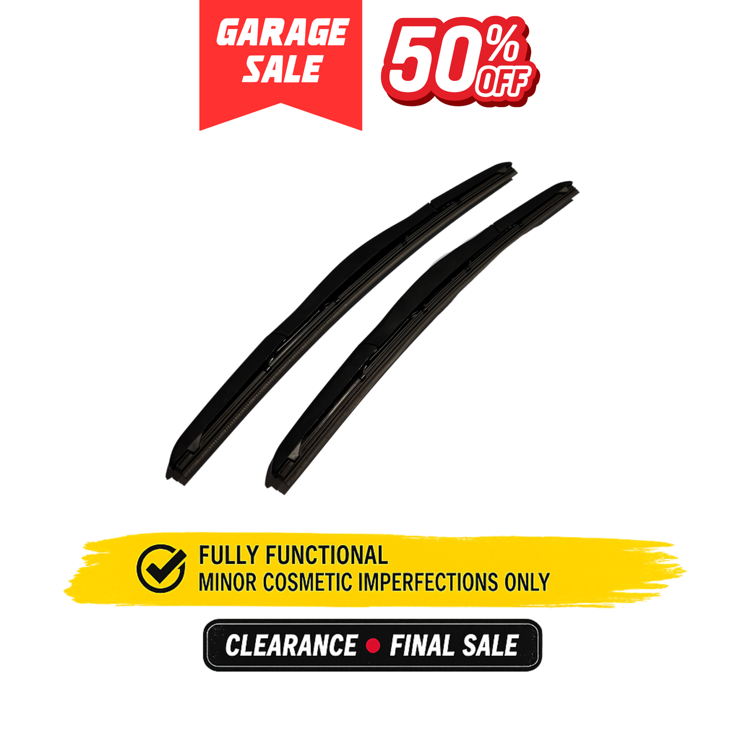 Wiper Blades - Suitable for use with 76, 78, 79 series Toyota Land Cruiser - GS-33