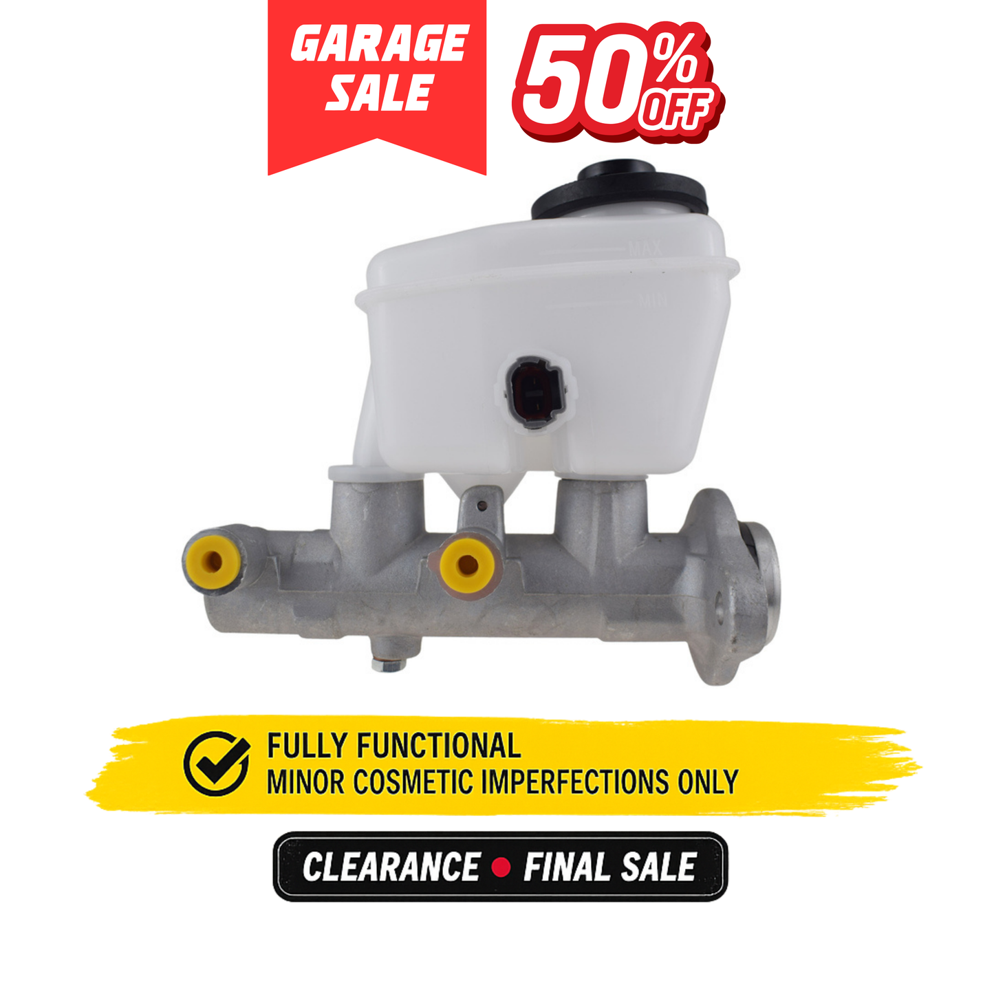 Brake Master Cylinder - Suitable For RHD Land Cruiser 80 FJ80 FZJ80 HZJ81 HDJ81 - GS-34
